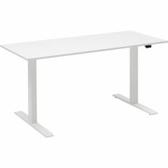 Tavola Akıllı Elektrikli Yükseklik Ayarlı Beyaz Çalışma Masası 120x60cm