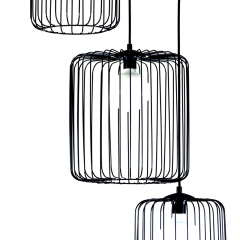 Bahar Modern Minimal Üçlü Tel Kafes Sarkıt