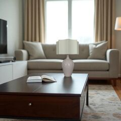 Nefa Toz Pembe Abajur