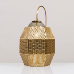 Barrel Gold Metal Yer Aydınlatması