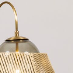 Barrel Gold Metal Yer Aydınlatması