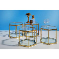 Diamond Gold Rim Şarap Kadehi