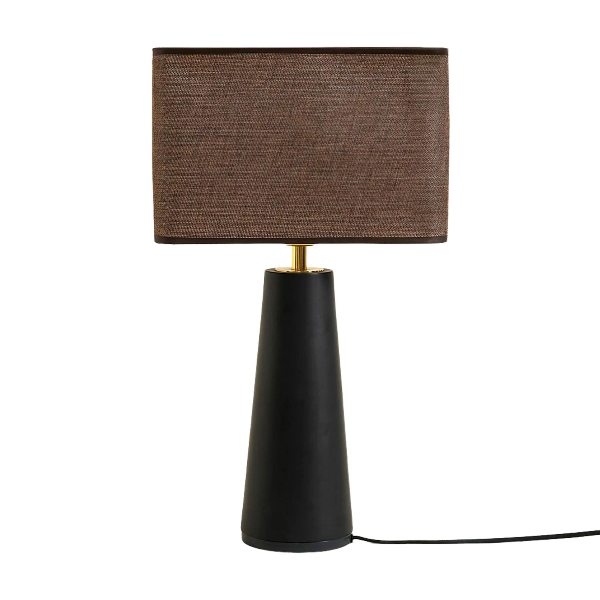 Moima Antrasit Polyester Abajur