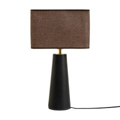 Moima Antrasit Polyester Abajur