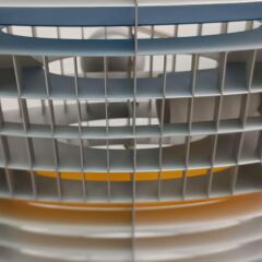 Titania Sarı Lacivert Metal Sarkıt