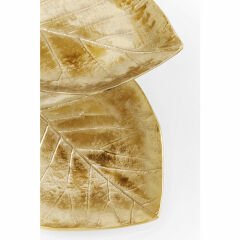 Etagere Leaf Altın Renk Dekoratif Dresuar