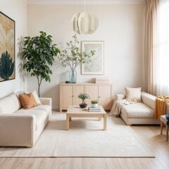 Lotus Krem Sarkıt Avize (Kolay Kurulum)