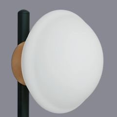 Celan Ahşap Detay Siyah Masa Lambası