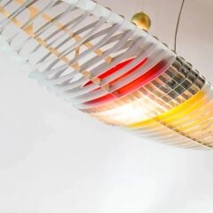 Titania Sarı Kırmızı Metal Sarkıt