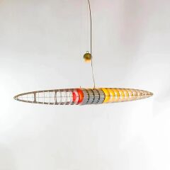 Titania Sarı Kırmızı Metal Sarkıt