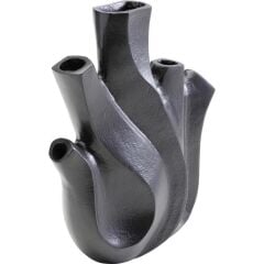 Vase Flame Black 25 cm