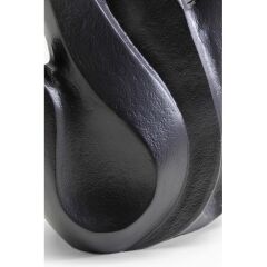 Vase Flame Black 25 cm