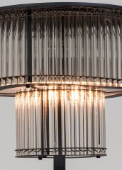 Cam Borulu Metal Abajur