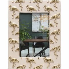 Flamingo Desenli Polyester Fotoğraf Çerçevesi