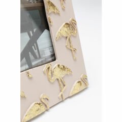 Flamingo Desenli Polyester Fotoğraf Çerçevesi