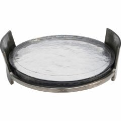 Tray Elio El Yapımı Alüminyum Lake Tepsi