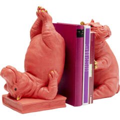 Hippo Pink Kitap Tutucu