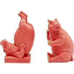 Hippo Pink Kitap Tutucu