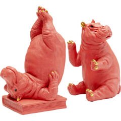 Hippo Pink Kitap Tutucu