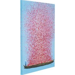 Flower Boat Pembe Mavi Tablo