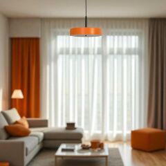 Eddal Turuncu Sarkıt Avize