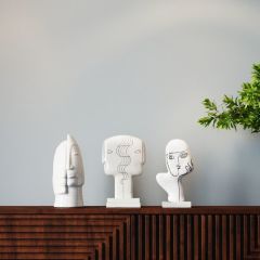 Thought White Dekoratif Obje