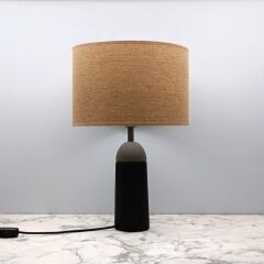 Magical Siyah Polyester Abajur