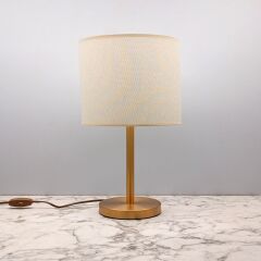 Glow Gold Metal Abajur