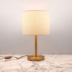 Glow Gold Metal Abajur