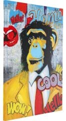 Resim Dokunuşlu Show Maymun 90x120cm