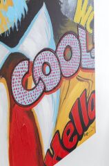 Resim Dokunuşlu Show Maymun 90x120cm