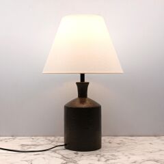 Noble Kahverengi Polyester Abajur