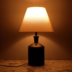 Noble Kahverengi Polyester Abajur