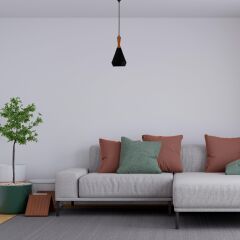 Belda Siyah Sarkıt Avize