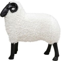 Deco Figurine Bathilde Ram White Dekoratif Obje