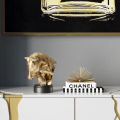 Spirit Love Gold Dekoratif Obje