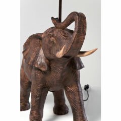 Animal Elephant Safari Poliresin Masa Lambası