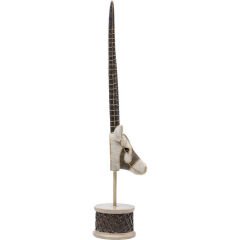Deco Object Antelope Head Pearls 79 Dekoratif Obje