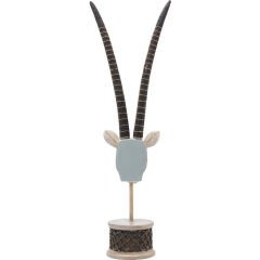 Deco Object Antelope Head Pearls 79 Dekoratif Obje
