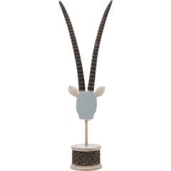 Deco Object Antelope Head Pearls 79 Dekoratif Obje