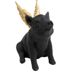 Deco Figurine Angel Piglet Dekoratif Obje