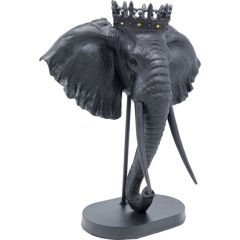 Elephant Royal Black Dekoratif Obje