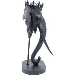 Elephant Royal Black Dekoratif Obje
