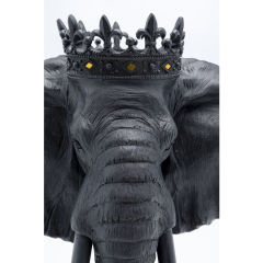 Elephant Royal Black Dekoratif Obje