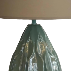 Luke Su Yeşili Polyester Abajur