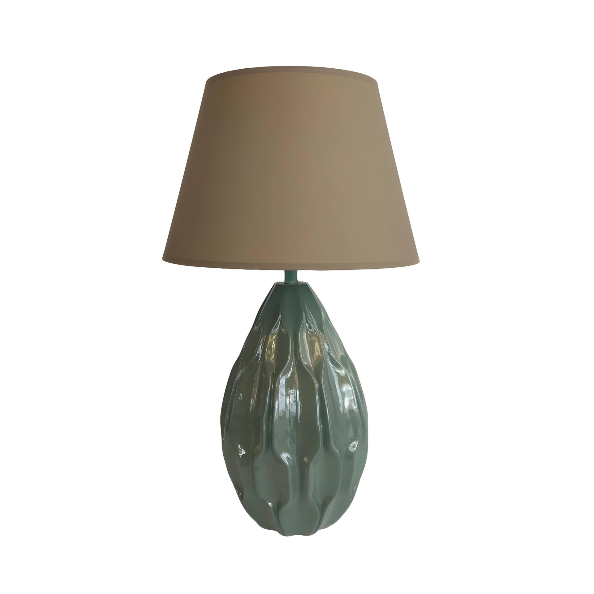 Luke Su Yeşili Polyester Abajur