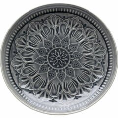 Sicilia Mandala Gri Tabak 27cm