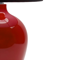 Albert Kırmızı Polyester Abajur