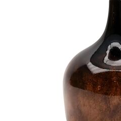 Pierce Kahve Polyester Abajur