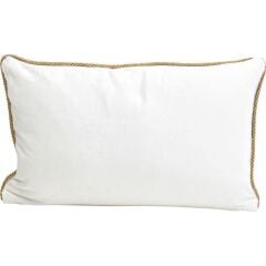 Coussin Glitter Dragonfly Blanc 50x30cm